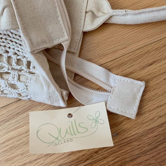 📍FIRM📍VTG Cotton Knit and Canvas Tote MUST BUNDLE - Picture 9 of 15